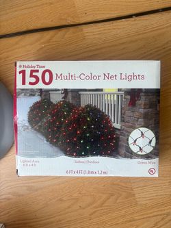 Holiday Time 150 Multi-Color Net Lights