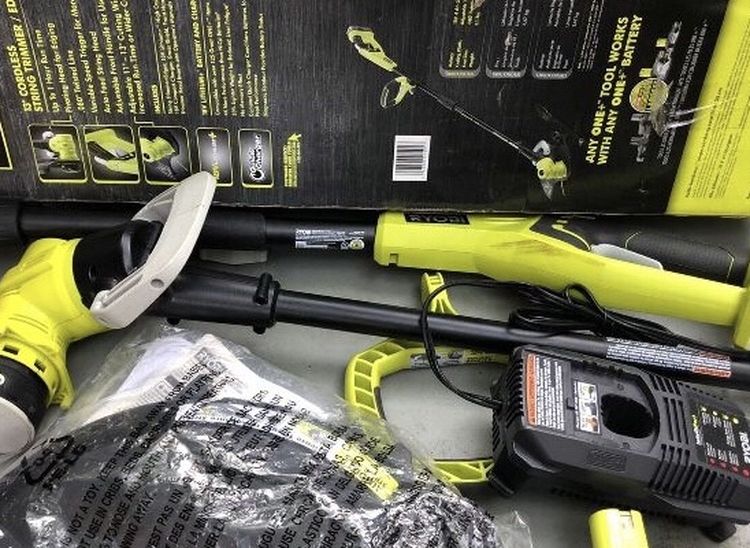 RYOBI P2080 ONE+ 18 Volt Lithium Ion Cordless String Trimmer/Edger