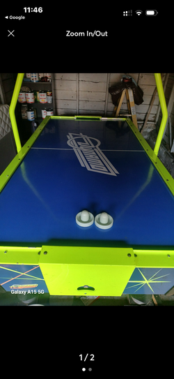 Dynamo Hot Flash 8’ Commercial Air Hockey Table – Fully Functioning Arcade Style Table