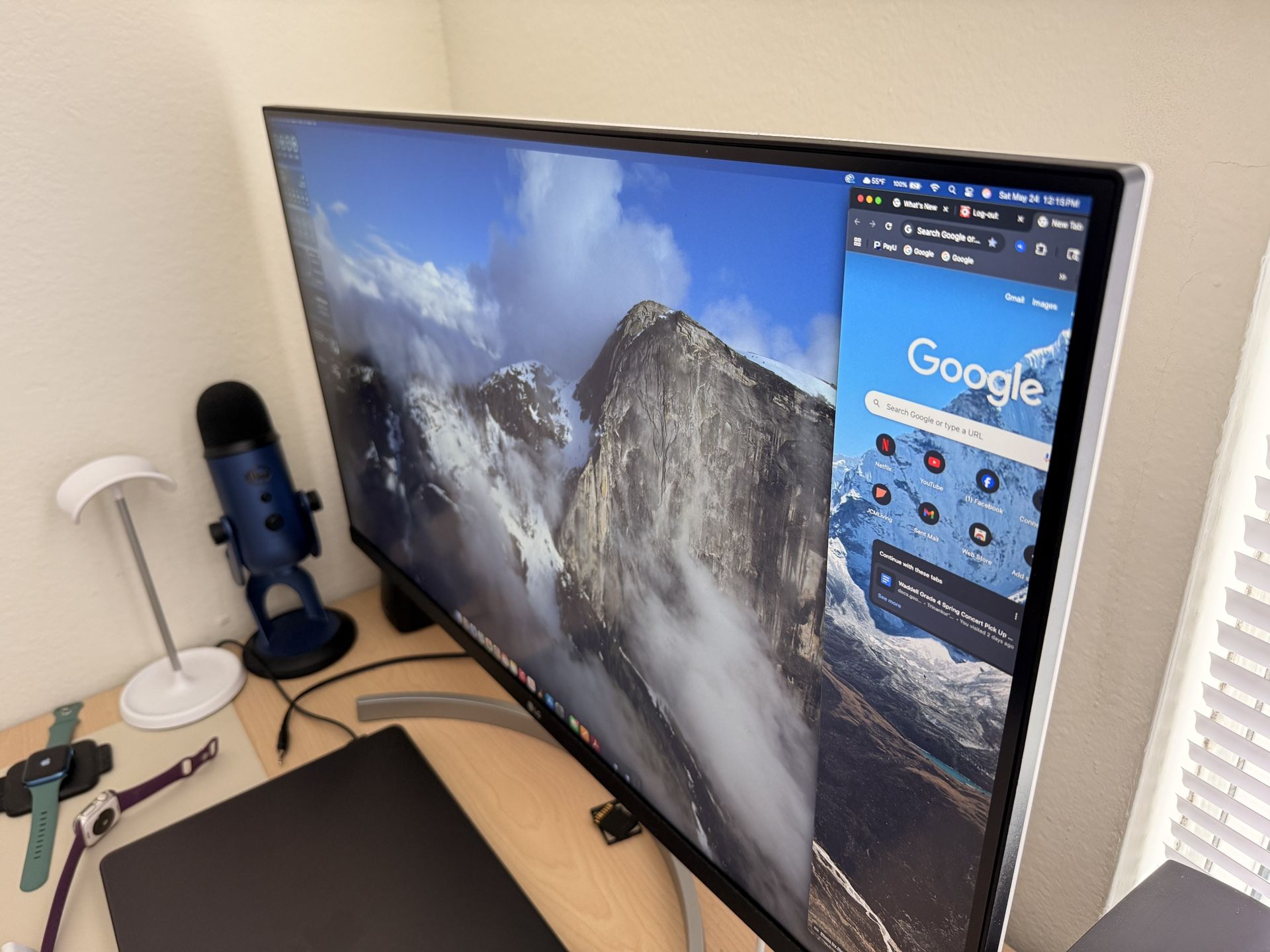 32 inch UHD LG IPS monitor - excellent condition