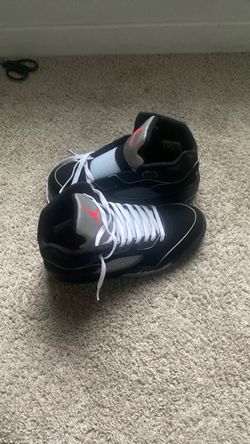 Air Jordan 5 Black Red Sneakers