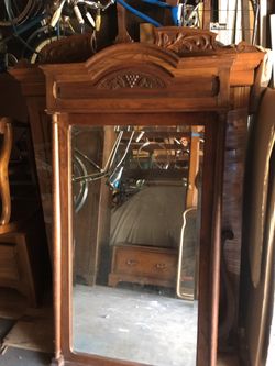 Oak Mirror