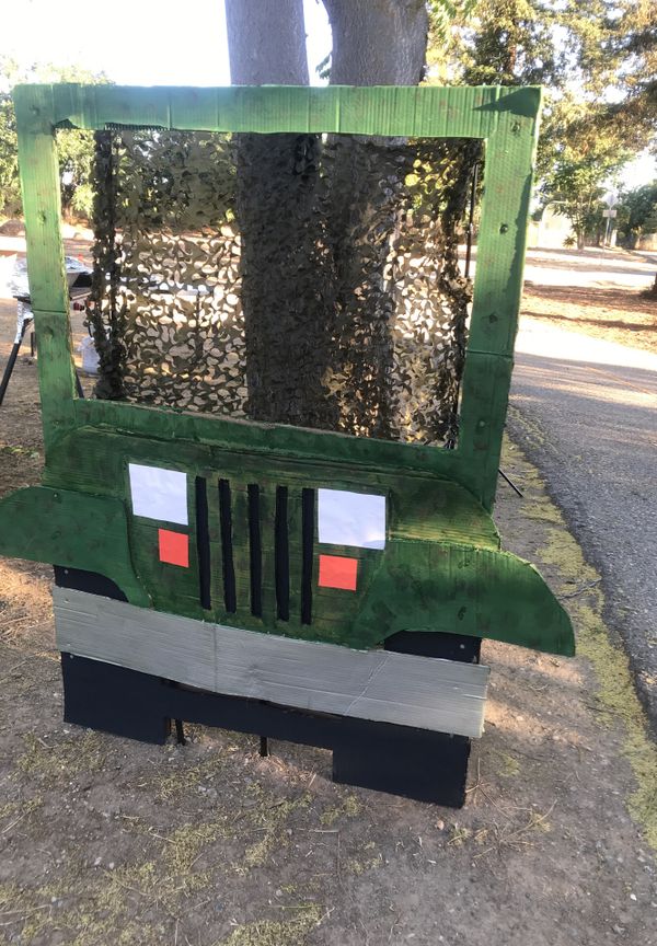 Cardboard Jeep for photo booth for Sale in San Jose, CA OfferUp