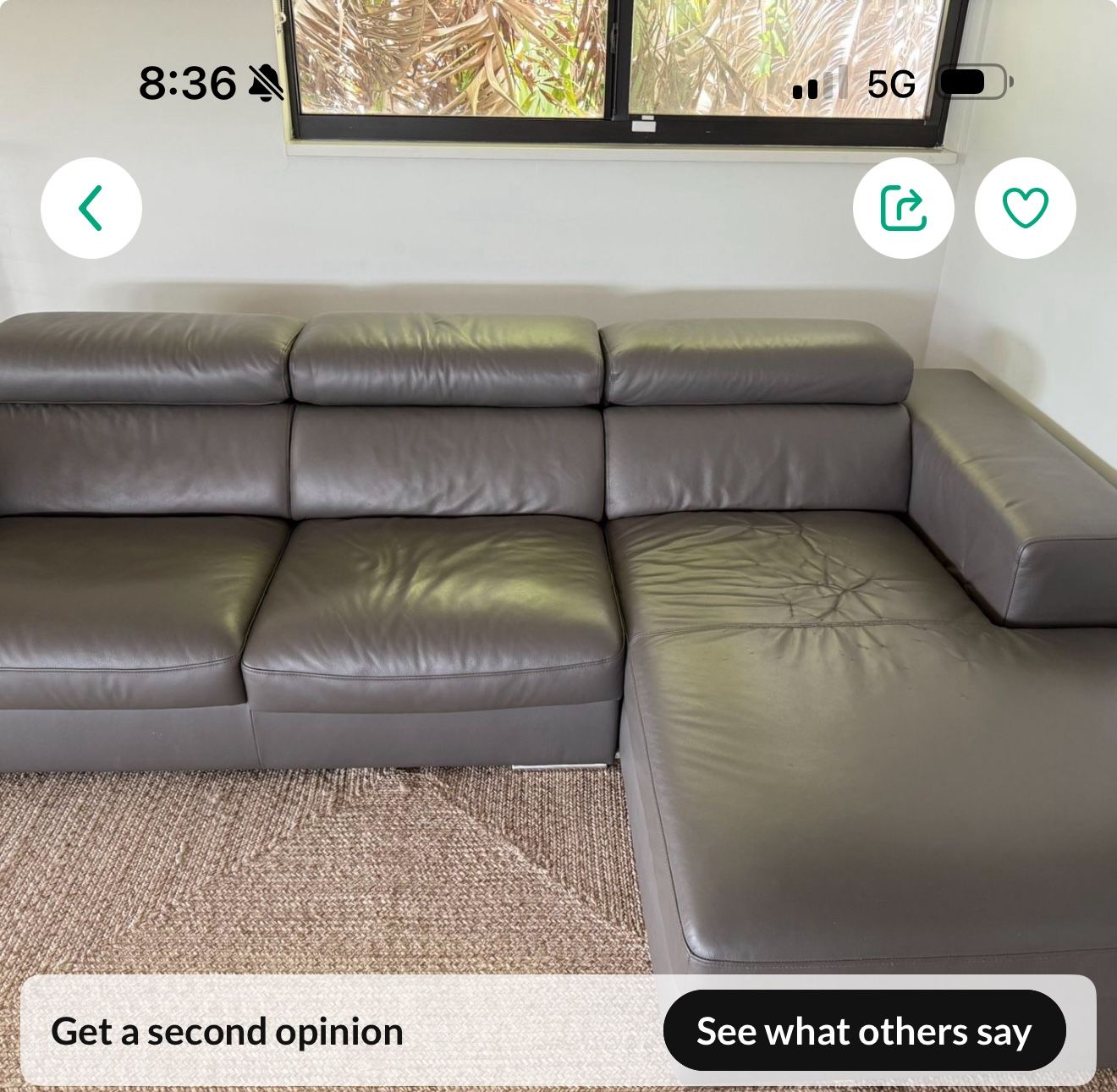 Sectional Sofa Grey