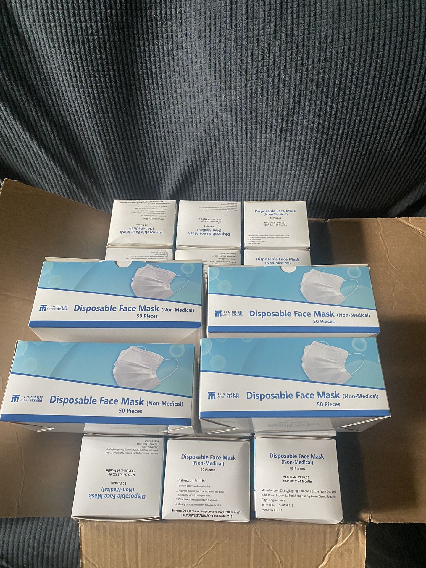 Face Masks 50 Pieces In Each Box