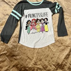 Disney Princess Pjs Pajamas toddler girls size small long sleeve #princesslife a