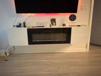 Floating tv stand