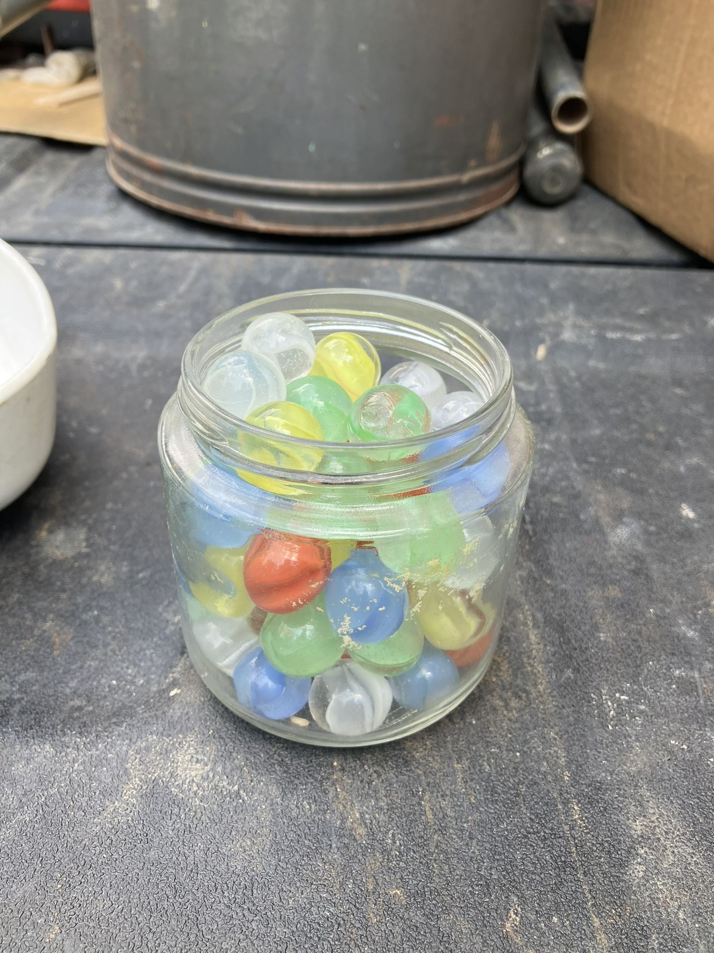 Vintage Jar Marbles