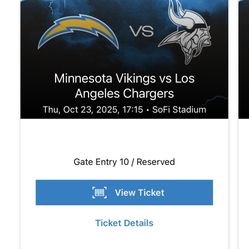 Vikings @ Chargers