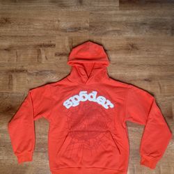 Spider Worldwide orange hoodie