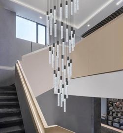 New - High Ceiling -36 Light - Modern Chandelier with Remote