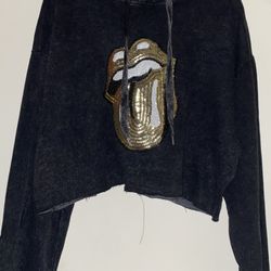 Women’s extra-large Sequin and Tongue Sweatshirt