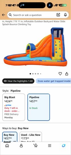 Waterslide