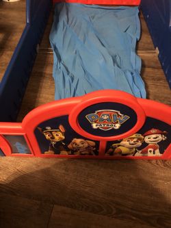 Paw patrol toddler bed