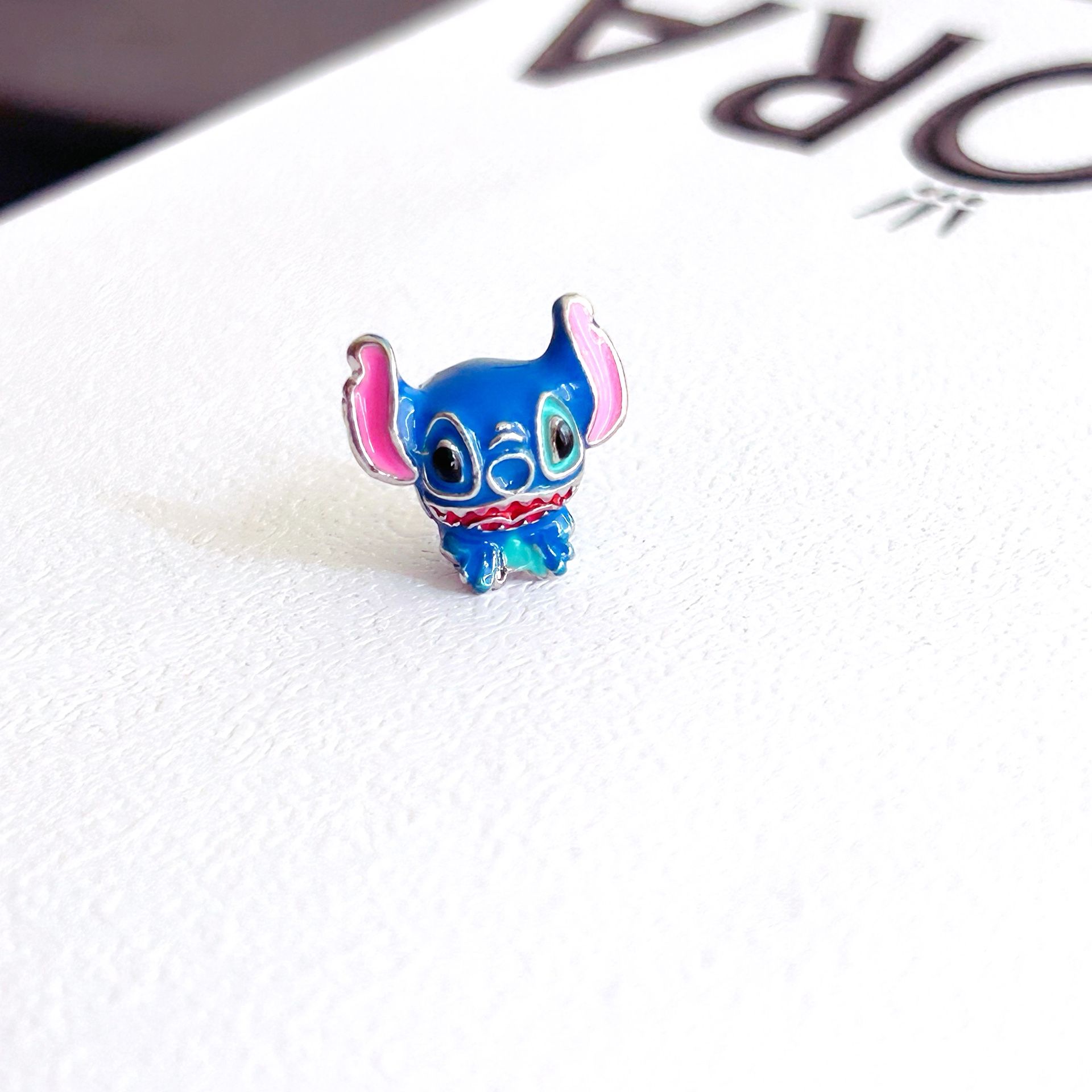 SILVER ALLOY Pandora Style Disney Stitch Charm