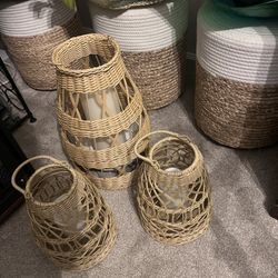 Candle Lanterns & Stools