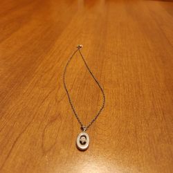 Silver Medallion Necklace
