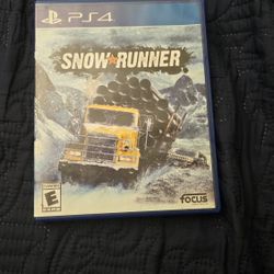 snow runner ps4 never used 