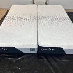 Split King Nectar Premier Memory Foam Mattress