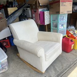 White Rocking Chair 