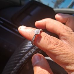 10k Gold Diamond Ring
