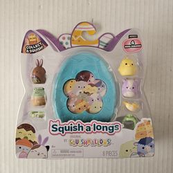 Squish-A-Longs By Squishmallows Easter Edition NEW
