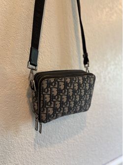 Dior Cross Body  Zipped Pouch with Strap Unisex