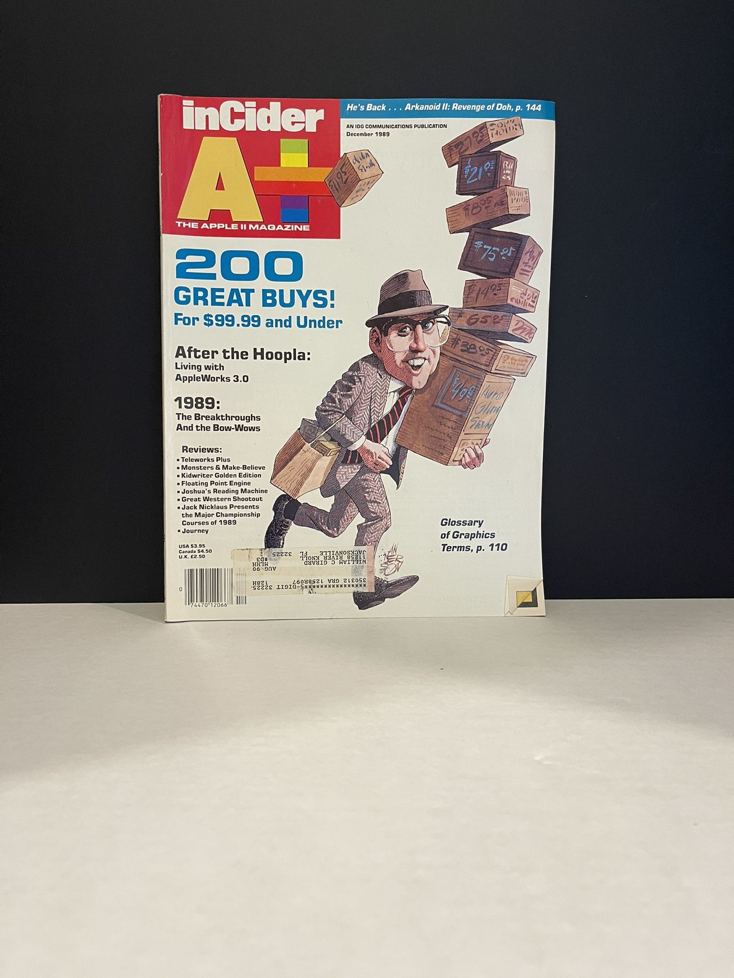 Apple A+ inCider magazine 1989