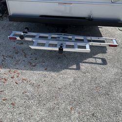 Motorcycle Or Scooter Carrying Ramp To Put On Back Of R V  Or Other Vehicle!