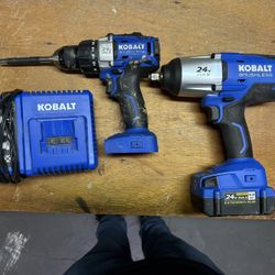 Kobalt 24-Volt Max-Volt 1/2-in Drive Cordless Impact Wrench
