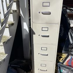 4 Drawer File Cabinet-1 Available