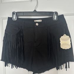 Shorts With Fringe