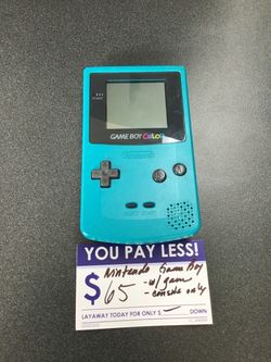 Nintendo game boy color console
