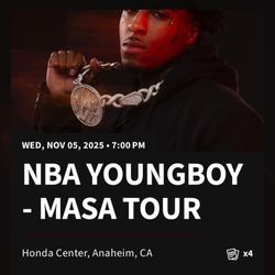 Tickets for NBA Young Boy
