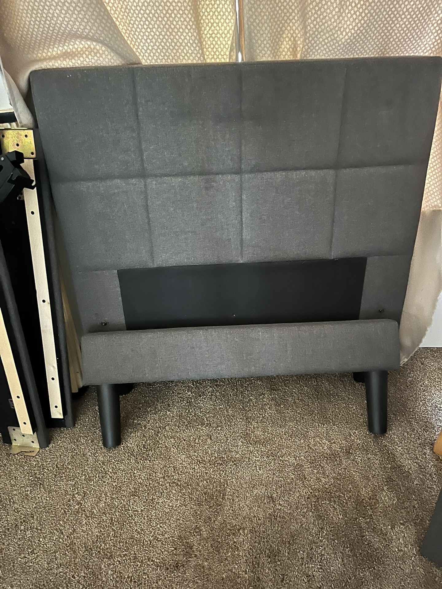 Twin Upholstered Bed Frame