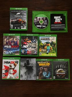 Xbox One Game Bundle – Minecraft, NBA 2K18, Rainbow Six + More