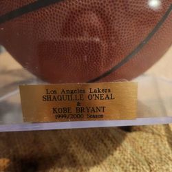 Kobe & Shaq signed ball