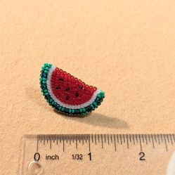 Hand Made Beaded Pin