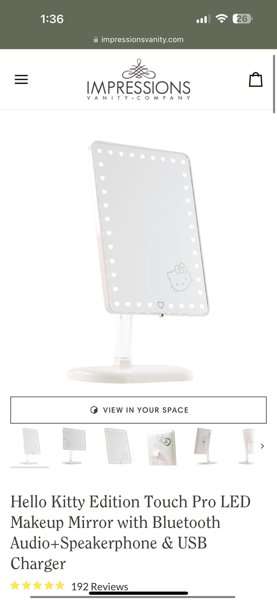 Impressions Hello Kitty Mirror