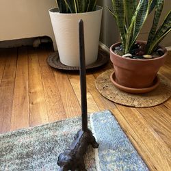 …Solid Wrought iron Paper Holder  !