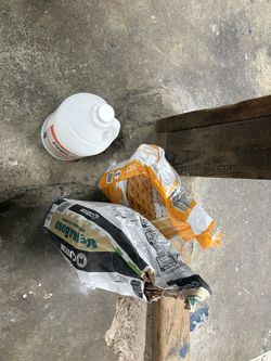 Leftover QuickSet and Concrete Primer