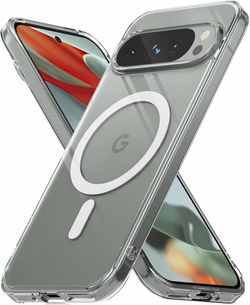 Google Pixel 9/Pro Magnetic MagSafe Compatible Transparent Clear Case