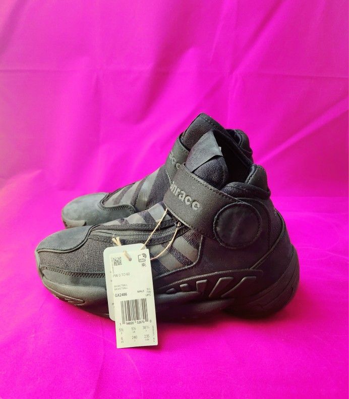 Adidas PW 0 to 60 Triple Black Rare Basketball Shoes Size 6