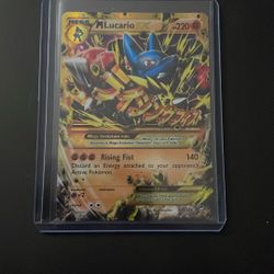 Mega Lucario EX 113/111 2014 Pokémon Furious Fists Heavily Played