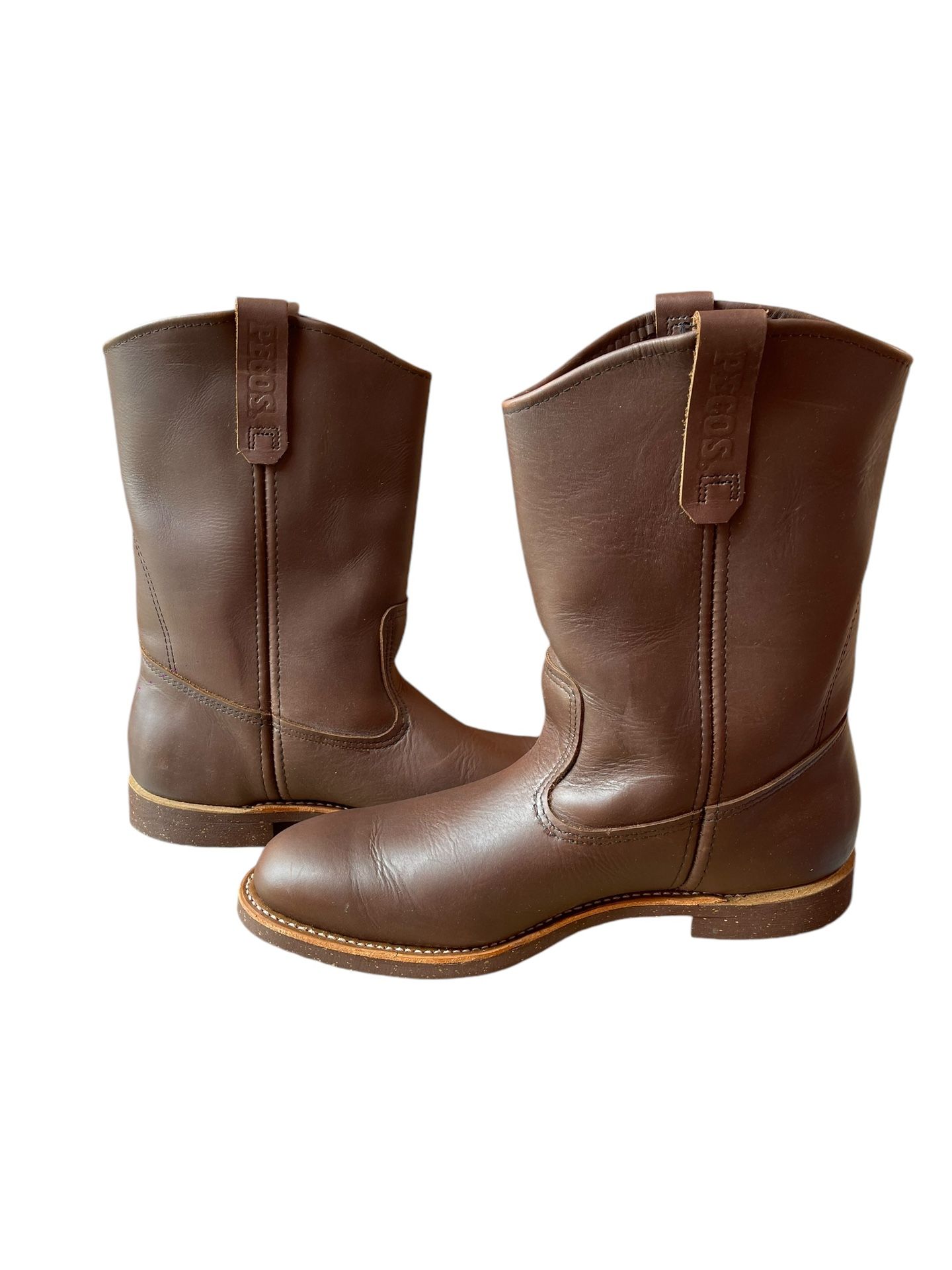 Red Wing Pecos 1178 NAILSEAT MEN'S 11-INCH SOFT TOE PULL-ON BOOT 12 D