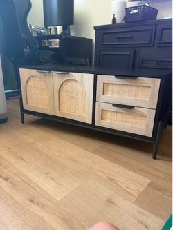 Rattan coffee table