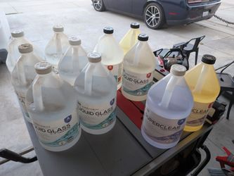 Liquid glass deep pour epoxy + tabletop and extras