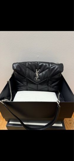 Ysl puffer cross bodybag quilted leather