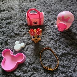 Disney I LOVE YOU Forever 4ever  - Dog In Carrier Toy Luggage Set + Accessories