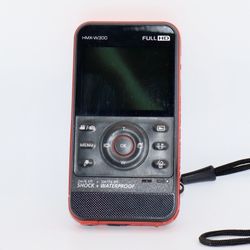 Samsung HMX-W300 Shock & Waterproof 5M Camera Camcorder Red Full HD